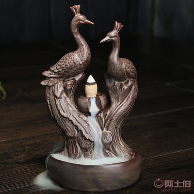 【供應倒流香爐陶瓷香熏爐工藝品仿古陶瓷煙倒流熏香爐鳳凰香爐】 - 產品庫