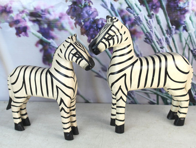 【熱賣 巴厘島原木雕刻 斑馬 家居辦公擺件木馬 馬到成功 新居裝飾】價格,廠家,圖片,木質、竹質工藝品,義烏市騰澤工藝品商行-